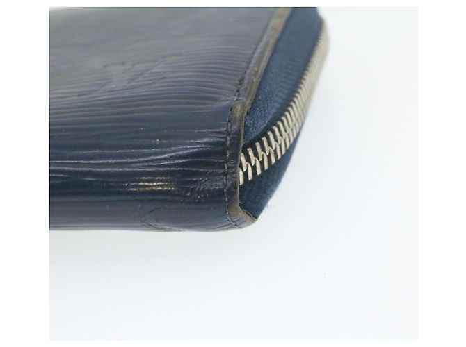 LOUIS VUITTON Epi Zippy Wallet Cartera larga Azul marino M60307 LV Auth ar3608 - vista 9