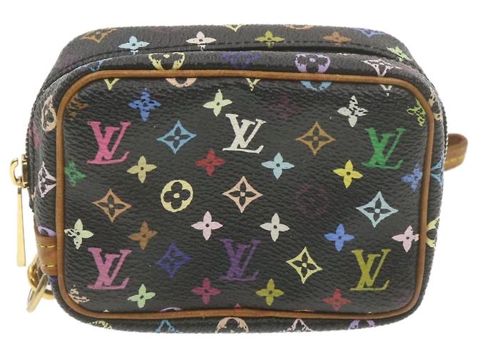 LOUIS VUITTON Marsupio Trousse Wapity multicolore Nero M58034 LV Auth yt091 - vista 2