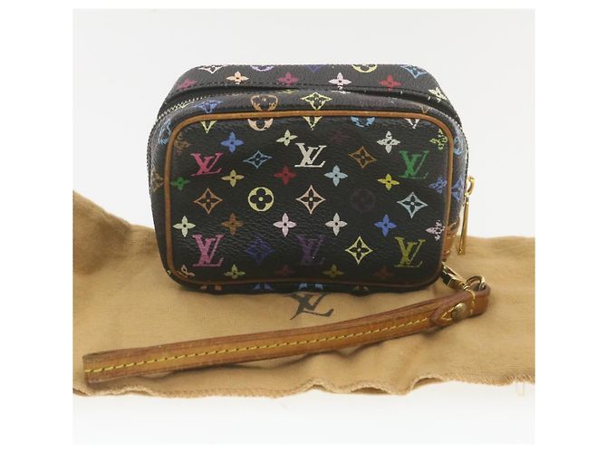 LOUIS VUITTON Marsupio Trousse Wapity multicolore Nero M58034 LV Auth yt091 - vista 20