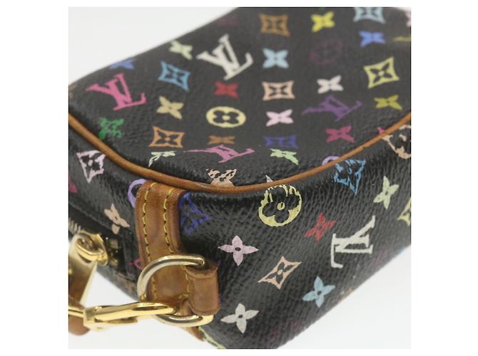 LOUIS VUITTON Marsupio Trousse Wapity multicolore Nero M58034 LV Auth yt091 - vista 8