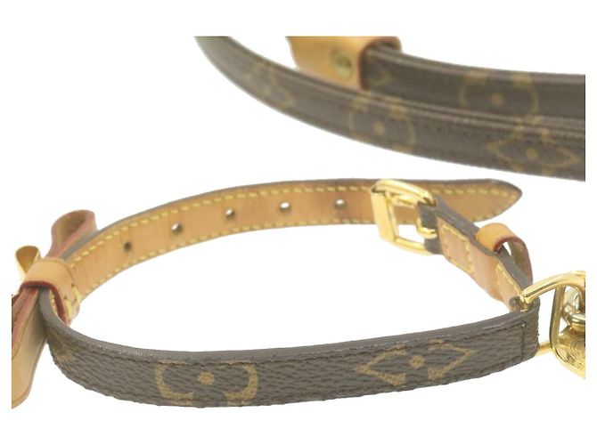 LOUIS VUITTON Monogram Leash Colier Baxter MM Dog Lead Collar Set LV Auth 20744 - view 3