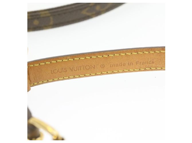 LOUIS VUITTON Monogram Leash Colier Baxter MM Dog Lead Collar Set LV Auth 20744 - view 5