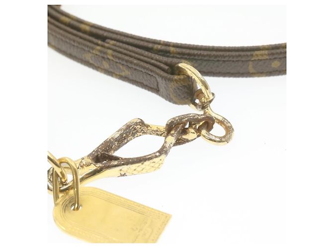 LOUIS VUITTON Monogram Leash Colier Baxter MM Dog Lead Collar Set LV Auth 20744 - view 6