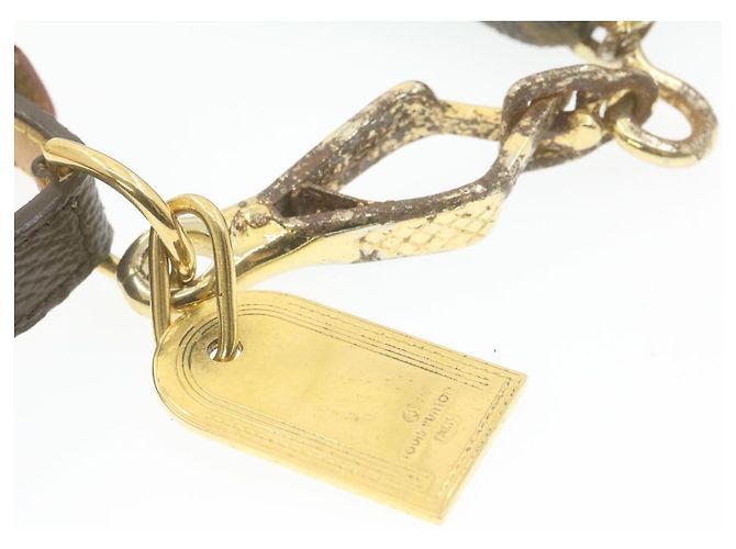 LOUIS VUITTON Monogram Leash Colier Baxter MM Dog Lead Collar Set LV Auth 20744 - view 7