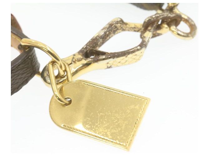 LOUIS VUITTON Monogram Leash Colier Baxter MM Dog Lead Collar Set LV Auth 20744 - view 8