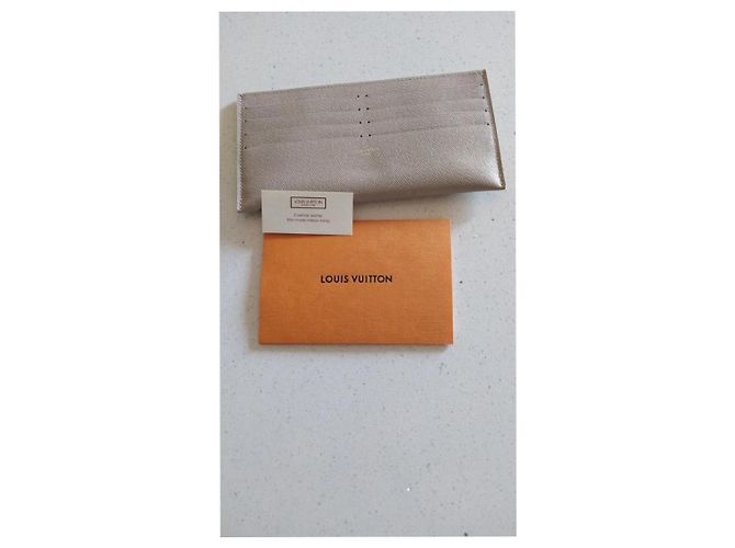 Pochette Félicie Louis Vuitton Felicie Kartenetui Epi Leder Grau - Ansicht 6