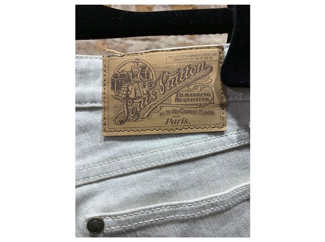 Louis Vuitton Jeans Weiß Creme - Ansicht 2