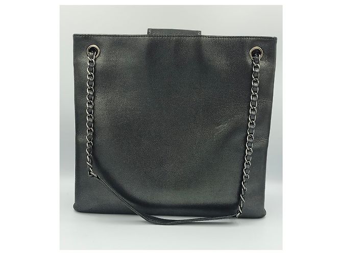 Girl Borsa a tracolla Chanel in pelle nera Nero - vista 4