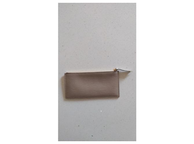 Pochette Félicie Louis Vuitton Felicie Geldbörse Epi Leder Galet Grey Grau - Ansicht 2