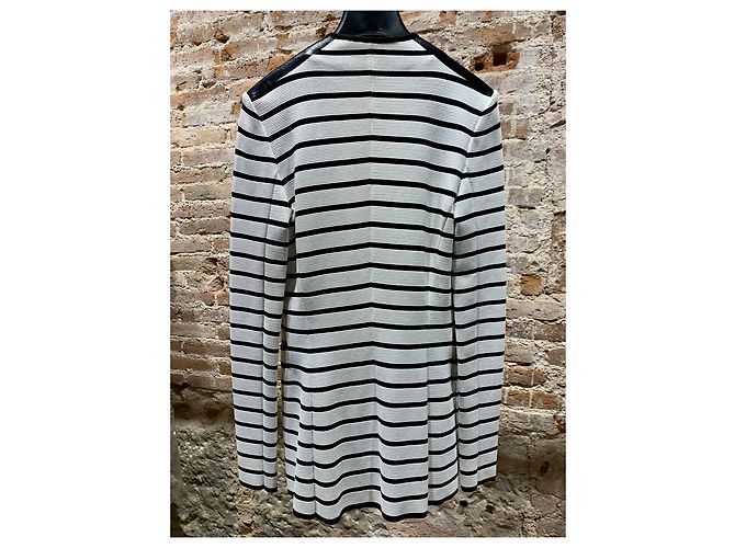 Blazer Givenchy Preto e Branco - vista 4