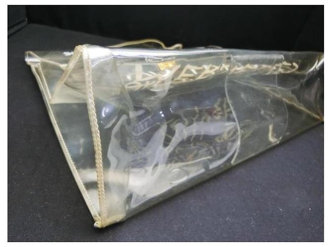 Hermès Translucent 1997 Souvenir L'exposition Clear Kelly White - view 11