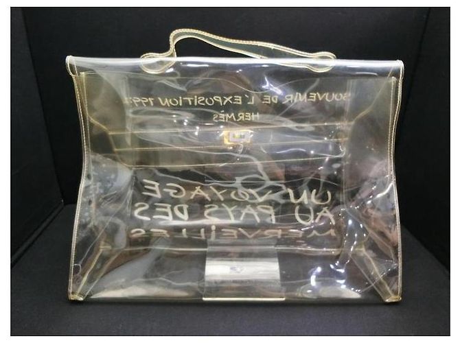 Hermès Translucent 1997 Souvenir L'exposition Clear Kelly White - view 7
