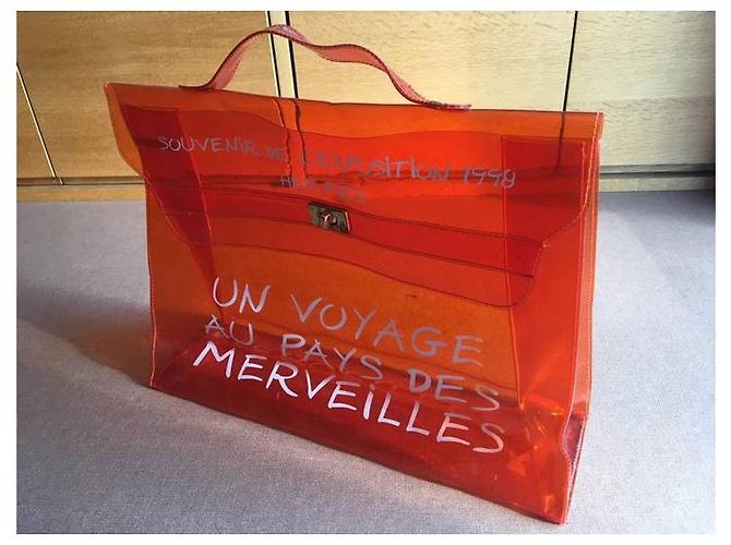 Hermès Ermete 1998 Souvenir D'exposition Clear Orange Kelly Arancione - vista 2