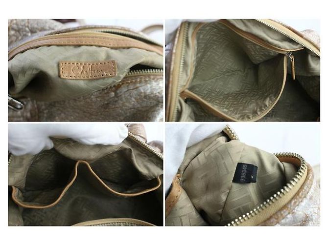 Cole Haan Pelle metallizzata invecchiata 2modo Boston Duffle Argento - vista 3