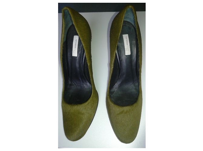 Zapatos de Tacón Vanessa Bruno Verde Oliva en Piel de Becerro - vista 6