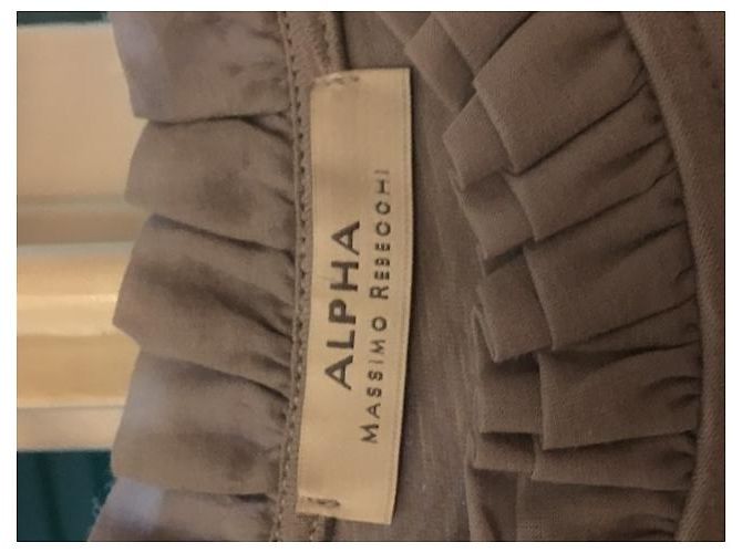 Massimo Rebecchi Alpha Kleid Grau Baumwolle Größe 44 - Ansicht 4
