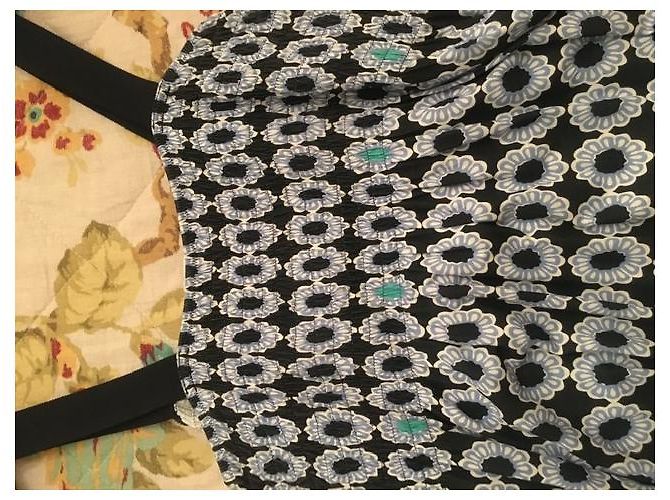 Top Massimo Rebecchi Alpha con estampado floral azul marino Azul oscuro - vista 3
