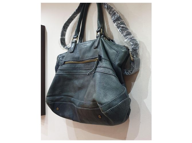 Liebeskind Berlin LIEBESKIN borsa cartella work Verde Grigio - vista 4