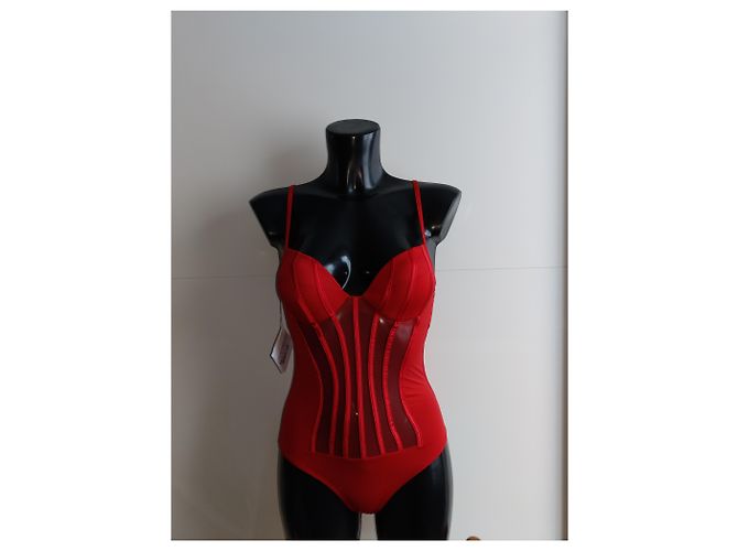 La Perla Badeanzug einteilig rot - Ansicht 2