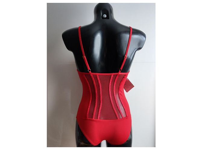 La Perla Badeanzug einteilig rot - Ansicht 3