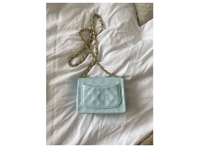 Chanel TIMELESS Azul claro - vista 3