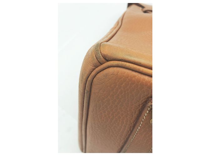 Birkin Hermès Handtaschen Hellbraun Karamell - Ansicht 10