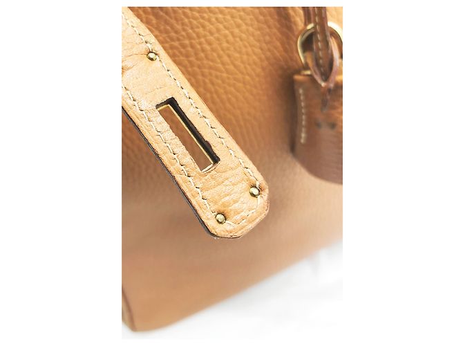 Birkin Hermès Handtaschen Hellbraun Karamell - Ansicht 18