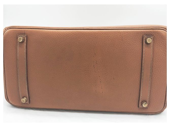 Birkin Hermès Handtaschen Hellbraun Karamell - Ansicht 6