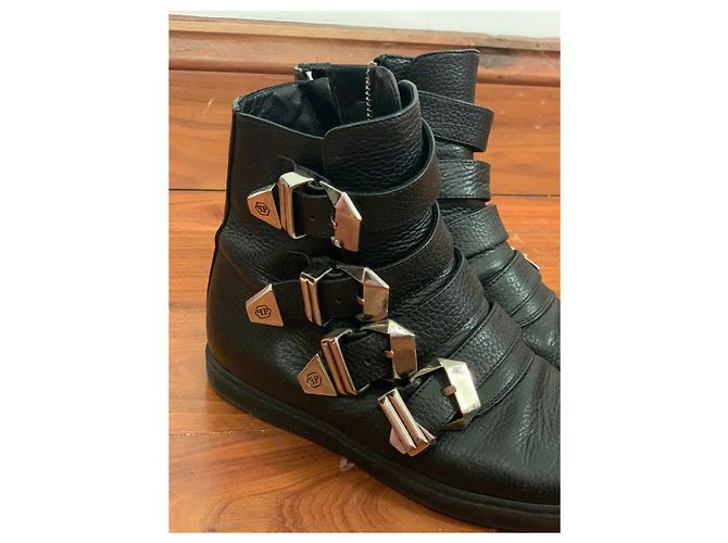 Botines Philipp Plein con hebilla - vista 7