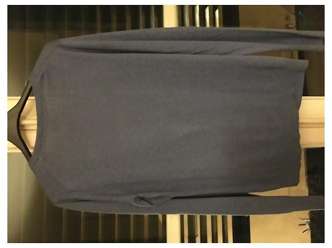 Cárdigan Massimo Dutti Azul Algodón Seda Talla L Turquesa - vista 2