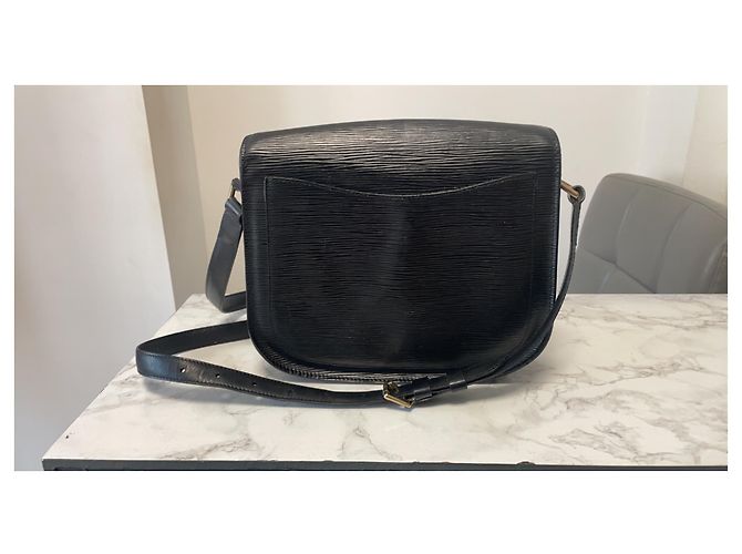 Saint-Cloud Cuero Epi Louis Vuitton Saint Cloud Negro - vista 2