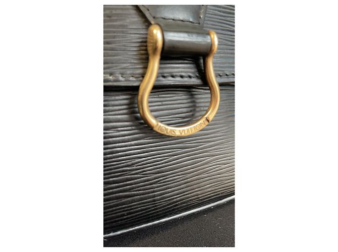 Saint-Cloud Cuero Epi Louis Vuitton Saint Cloud Negro - vista 5