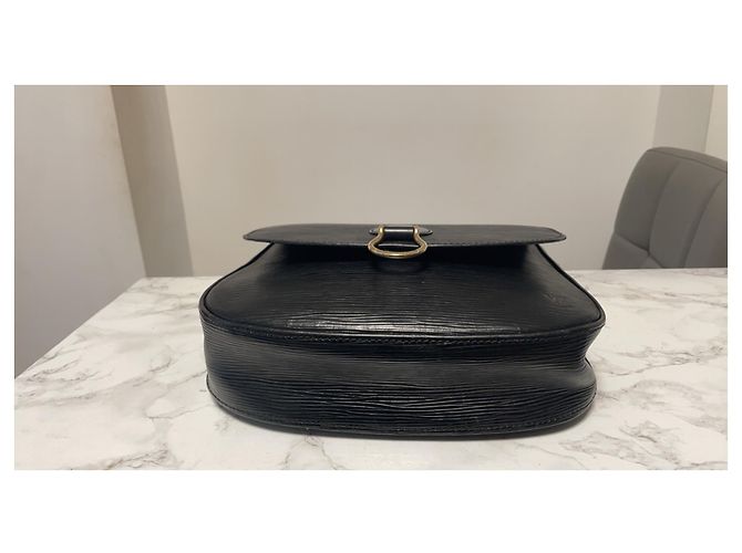 Saint-Cloud Cuero Epi Louis Vuitton Saint Cloud Negro - vista 8