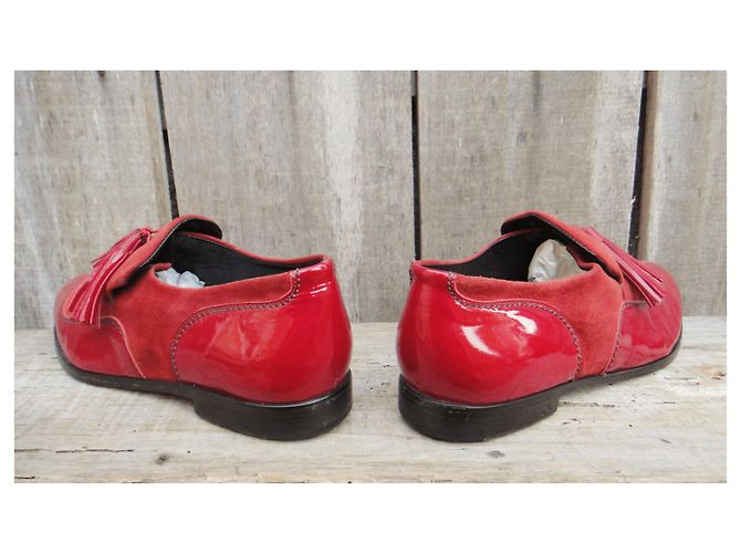 Mocassini Heschung p 38 Rosso - vista 4