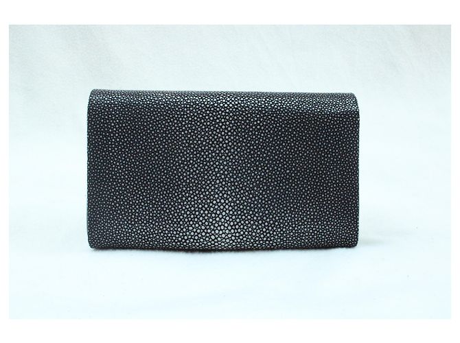 Autre Marque Pochette in pastinaca nera - vista 3