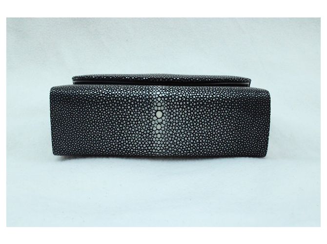 Autre Marque Pochette in pastinaca nera - vista 4