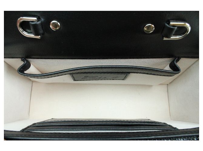 Autre Marque Pochette in pastinaca nera - vista 6