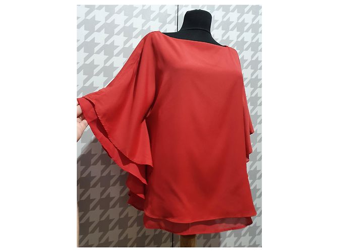 Ralph Lauren Bluse Rot Polyester S - Ansicht 2