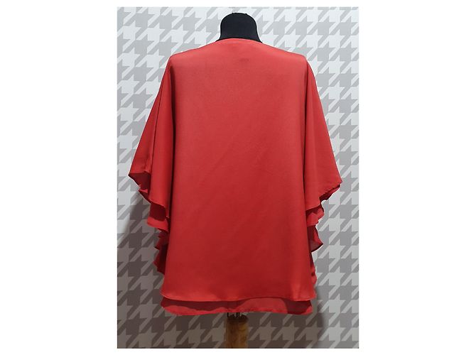 Ralph Lauren Bluse Rot Polyester S - Ansicht 3