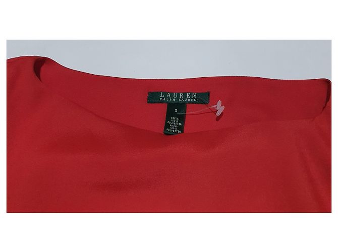 Ralph Lauren Bluse Rot Polyester S - Ansicht 4