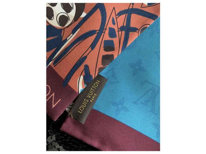Louis Vuitton Seiden Schals Mehrfarben - Ansicht 4