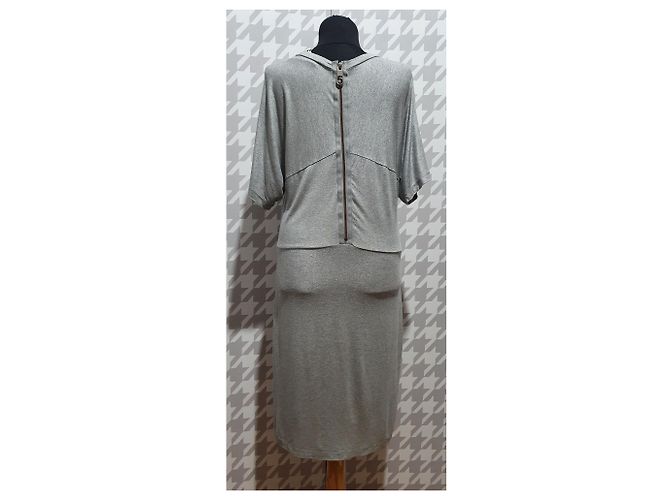 5 Preview Kleid Silbergrau - Ansicht 3