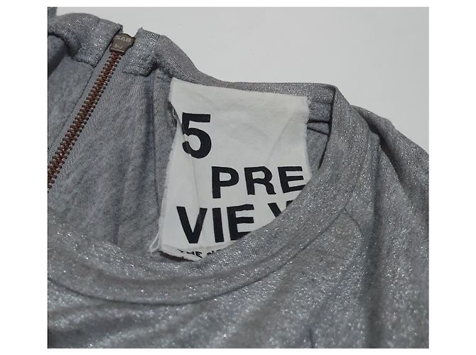 5 Preview Kleid Silbergrau - Ansicht 4