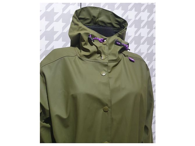 Autre Marque Casaco impermeável Helly Hansen verde de poliuretano Tamanho L - vista 2