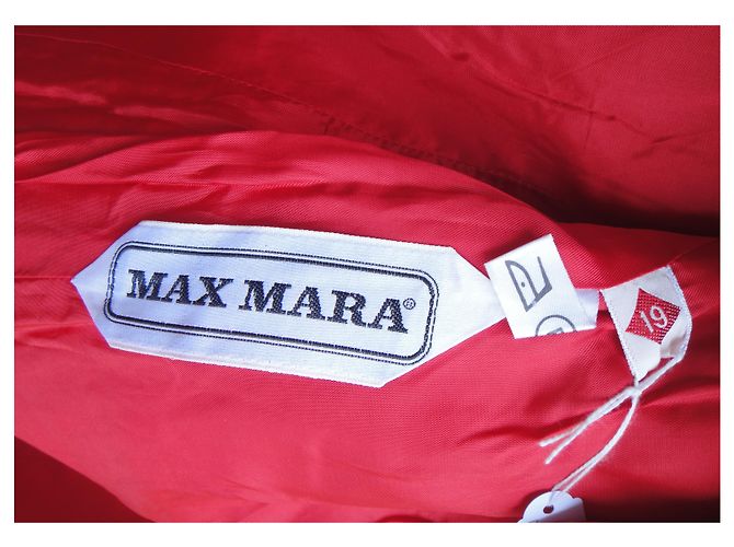 Casaco vintage Max Mara dos anos sessenta, novo estado Vermelho - vista 2