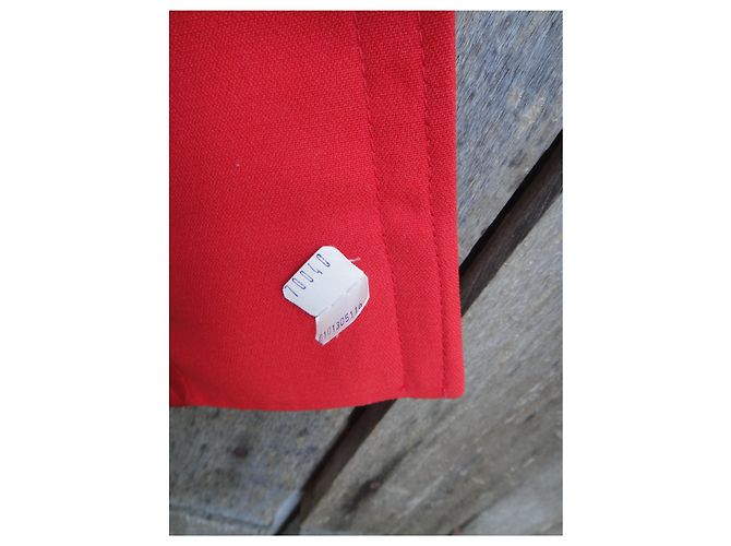 Casaco vintage Max Mara dos anos sessenta, novo estado Vermelho - vista 5