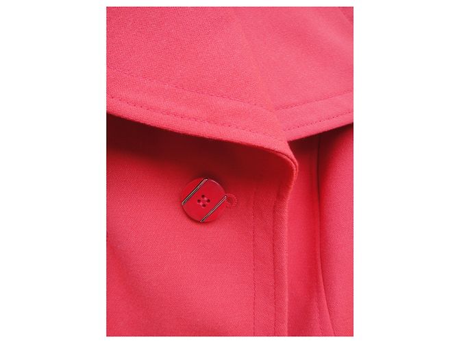 Casaco vintage Max Mara dos anos sessenta, novo estado Vermelho - vista 7
