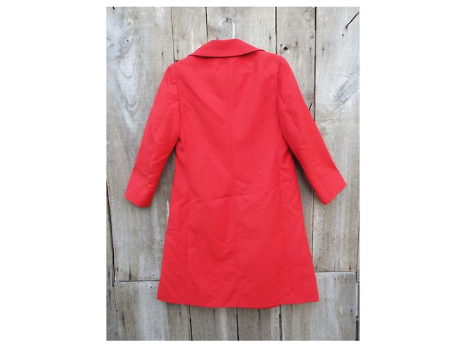 Casaco vintage Max Mara dos anos sessenta, novo estado Vermelho - vista 8