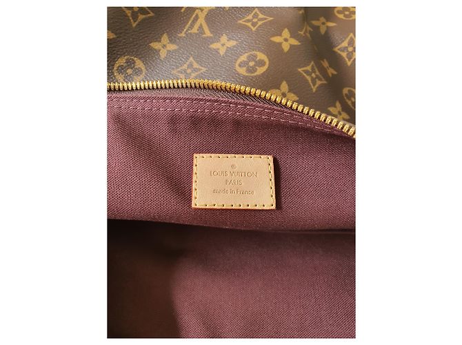 Borsa a mano Louis Vuitton Berri MM Marrone in Tela - vista 3