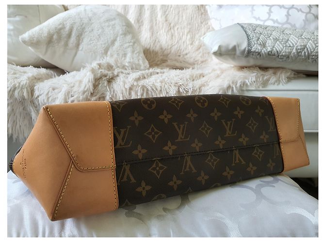 Borsa a mano Louis Vuitton Berri MM Marrone in Tela - vista 7